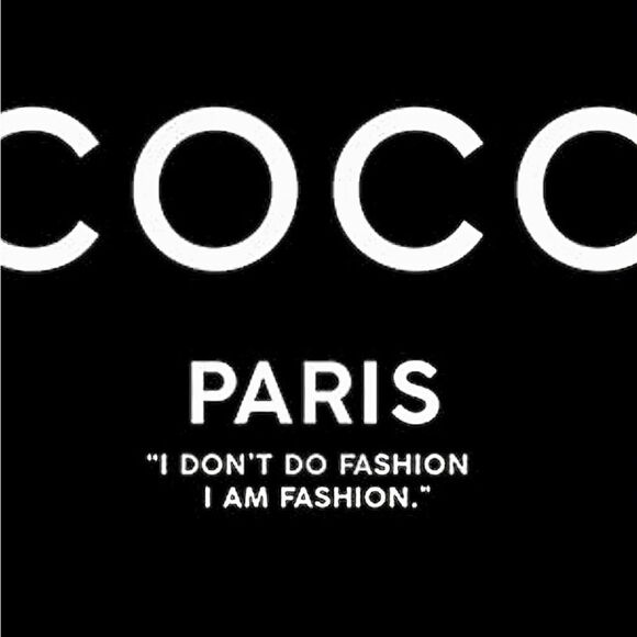 Coco Chanel print collection fashion couture Picture Wal Art luxury decor - Picture 2 of 6